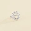 Bague Large INES - Argenté -Femini Boutique 02220312 050 52 01