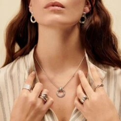 Bague Large TRIJONC - Argenté -Femini Boutique 02220352 050 52 M2