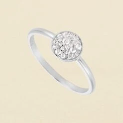 Bague Fine SCINTILL - Cristal / Argenté