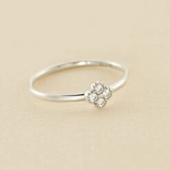 Bague Fine BELOVED - Cristal / Argenté