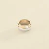 Bague Large DUA - Argenté / Doré