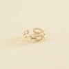 Bague Ajustable CHAIN - Doré -Femini Boutique 02240445 157 52 01
