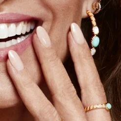 Bague Fine ARLEQUIN - Orange / Doré -Femini Boutique 02280245 279 MM M2