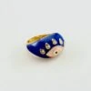 Bague Large CYCLADES - Bleu / Doré -Femini Boutique 02280248 109 52 01