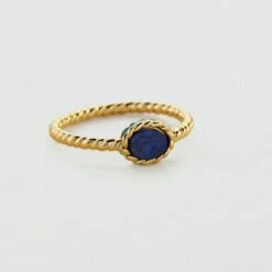 Bague Fine ATMA - Lapis/ Bleu