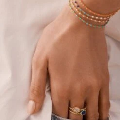 Bague Fine ATMA - Lapis/ Bleu -Femini Boutique 02290030 857 52 M2