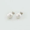 Boucles D'oreilles Puces PERL - Perle / Argenté -Femini Boutique 02320497 293 TU 01