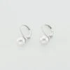 Boucles D'oreilles Pendantes PEARLY - Perle / Argenté -Femini Boutique 02321070 293 TU 01