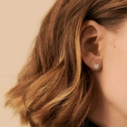 Boucles D'oreilles Puces IMPERIAL - Cristal / Argenté 5 Boucles D'oreilles Puces IMPERIAL - Cristal / Argenté -Femini Boutique 02321240 136 TU M1