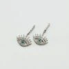 Boucles D'oreilles Pendantes LUCKY EYE - Turquoise / Argenté -Femini Boutique 02321270 650 TU 01