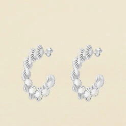 Créoles COQUIPOP - Argenté