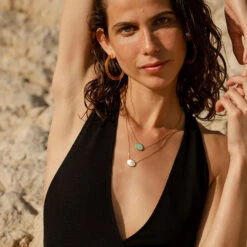 Créoles LINES - Doré -Femini Boutique 02390111 157 TU M2