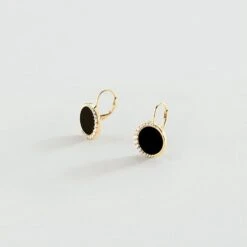 Boucles D'oreilles Pendantes MOONONYX - Onyx