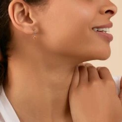 Boucles D'oreilles Pendantes BELOVED - Multicolore / Doré -Femini Boutique 02390404 256 TU M2