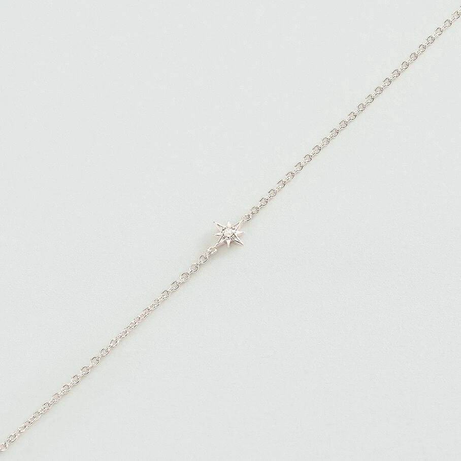 Bracelet Souple OURSE - Cristal / Argenté 3 Bracelet Souple OURSE - Cristal / Argenté