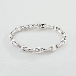 Bracelet Souple ETREINTE - Argenté