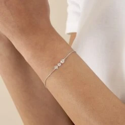 Bracelet Souple PETILLE - Cristal / Argenté -Femini Boutique 02420713 136 TU M1