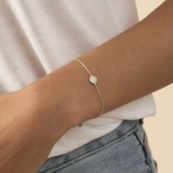 Bracelet Souple CRISTAL - Cristal / Argenté -Femini Boutique 02420728 136 TU M1