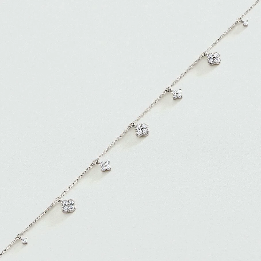 Bracelet Souple BELOVED - Cristal / Argenté 3 Bracelet Souple BELOVED - Cristal / Argenté