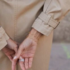 Bracelet Souple CHAIN - Doré -Femini Boutique 02450955 157 TU M2