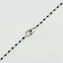 Bracelet Souple SMARTY - Noir / Argenté