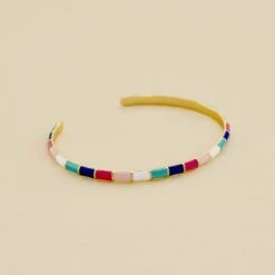 Jonc BONHEUR - Rose/blanc/bleu