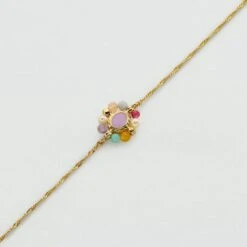 Bracelet Souple ARLEQUIN - Multicolore / Doré