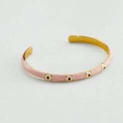 Jonc CYCLADES - Rose Pâle/ Doré