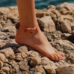 Chaîne De Cheville RODEO - Multicolore / Doré -Femini Boutique 02480279 256 TU M2