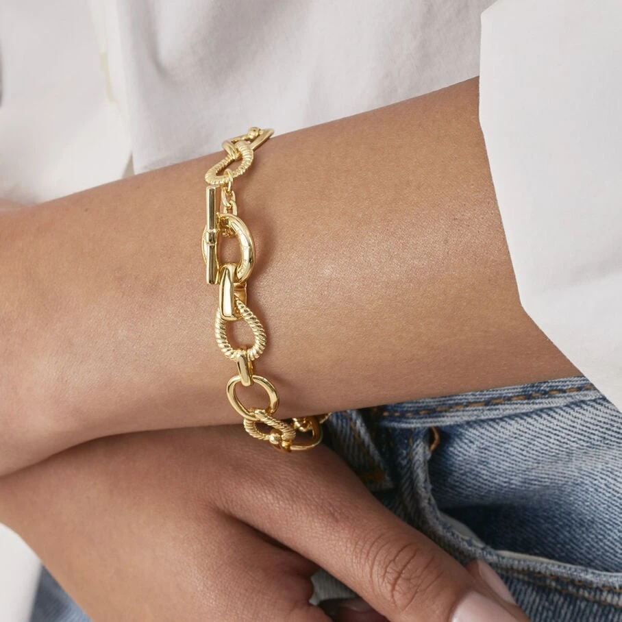 Bracelet Souple HARMONIE - Doré 4 Bracelet Souple HARMONIE - Doré – Image 2