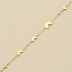 Bracelet Souple LUNAISON - Doré