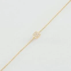 Bracelet Souple GLORIA - Cristal / Doré