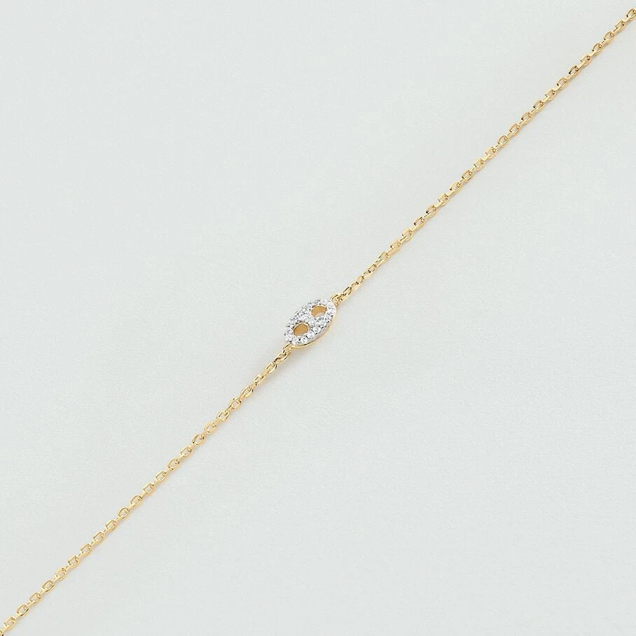 Bracelet Souple ETREINTE - Argenté / Doré 2 Bracelet Souple ETREINTE - Argenté / Doré