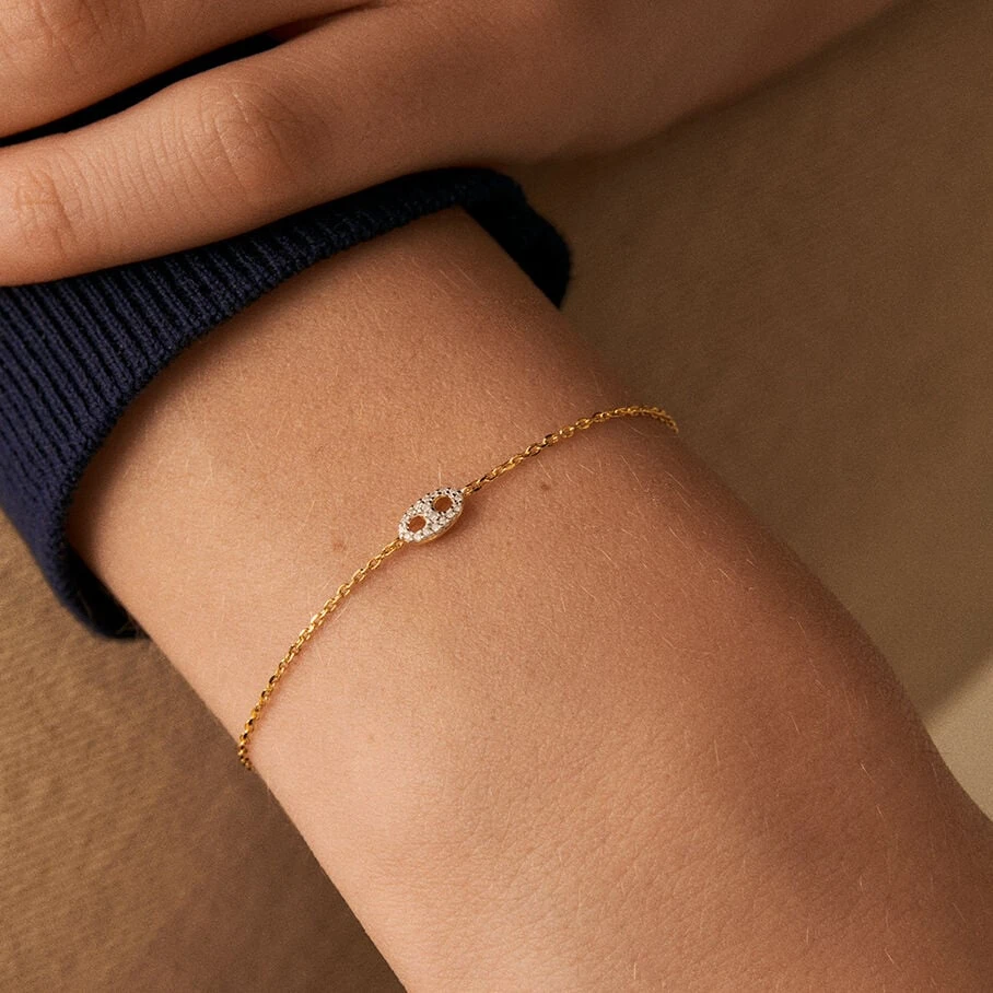 Bracelet Souple ETREINTE - Argenté / Doré 3 Bracelet Souple ETREINTE - Argenté / Doré – Image 2