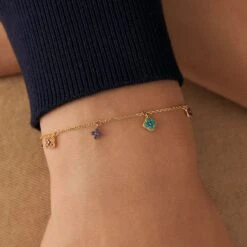 Bracelet Souple BELOVED - Multicolore / Doré 5 Bracelet Souple BELOVED - Multicolore / Doré -Femini Boutique 02490073 256 TU M1