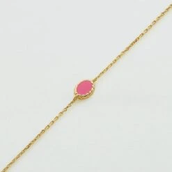 Bracelet Souple ATMA - Nacre /rose