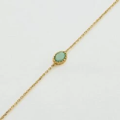 Bracelet Souple ATMA - Amazonite/ Jaune