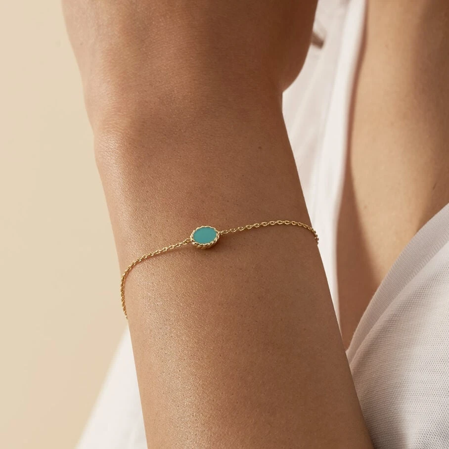 Bracelet Souple ATMA - Lapis/ Bleu 5 Bracelet Souple ATMA - Lapis/ Bleu – Image 3