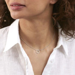 Collier Ras Du Cou SISSI - Cristal / Argenté -Femini Boutique 02623665 136 TU M2