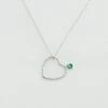 Collier Mi-long BEGUIN - Vert / Argenté -Femini Boutique 02623705 659 TU 01