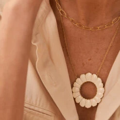 Collier Mi-long CHAIN - Doré -Femini Boutique 02651376 157 TU M2