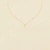 Collier Ras Du Cou LETTRE Y - Cristal / Doré -Femini Boutique 02670191 137 TU 01