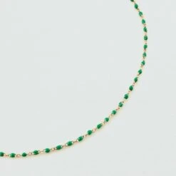Collier Ras Du Cou SMARTY - Vert / Doré
