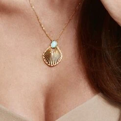 Collier Mi-long ARLEQUIN - Amazonite -Femini Boutique 02681156 148 TU M2