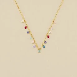 Collier Ras Du Cou CYCLADES - Multicolore / Doré