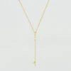 Collier Mi-long PETILLE - Cristal / Doré -Femini Boutique 02690047 137 TU 01