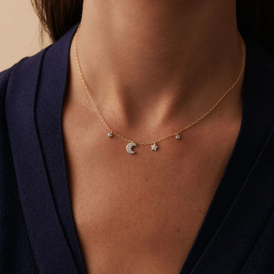 Collier Ras Du Cou SARA - Argenté / Doré 4 Collier Ras Du Cou SARA - Argenté / Doré – Image 2