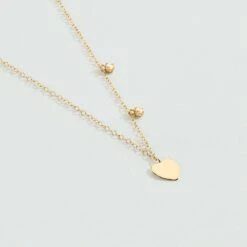 Collier Ras Du Cou CORAZON - Cristal / Doré