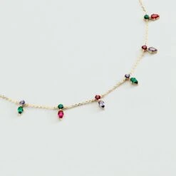 Collier Ras Du Cou ASTRE - Multicolore / Doré