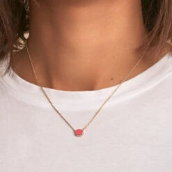 Collier Ras Du Cou ATMA - Nacre /rose 8 Collier Ras Du Cou ATMA - Nacre /rose -Femini Boutique 02690136 642 TU M1